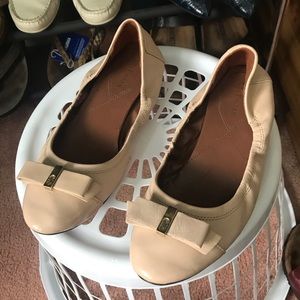 Dusty pink Cole hann flats